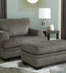 Signature Design by Ashley Dorsten Sofa Chaise with Chair and Ottoman-Slate