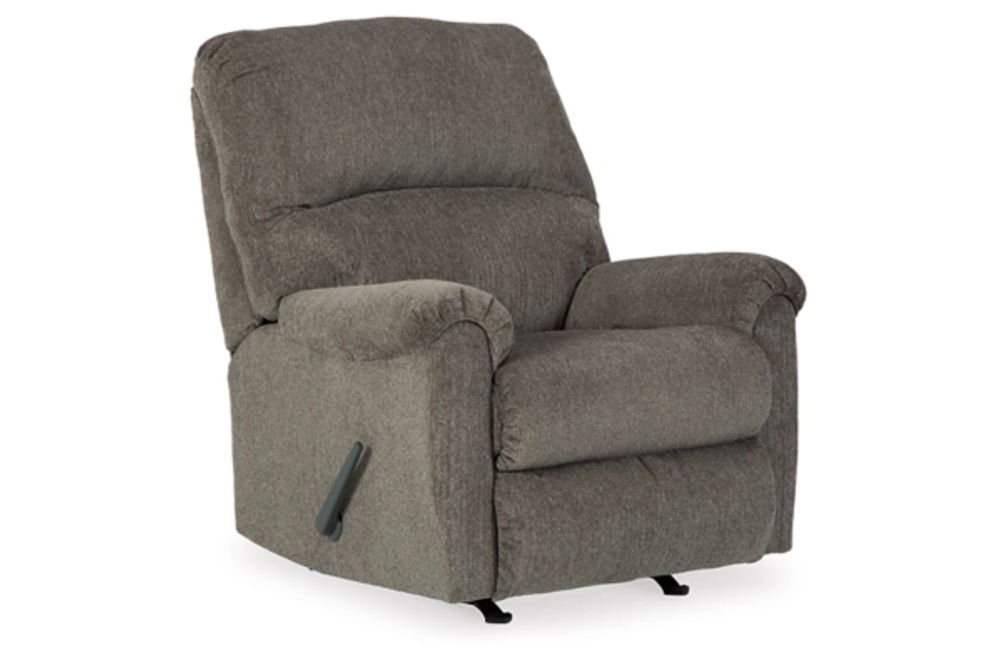 Signature Design by Ashley Dorsten Sofa Chaise, Recliner and Ottoman-Slate