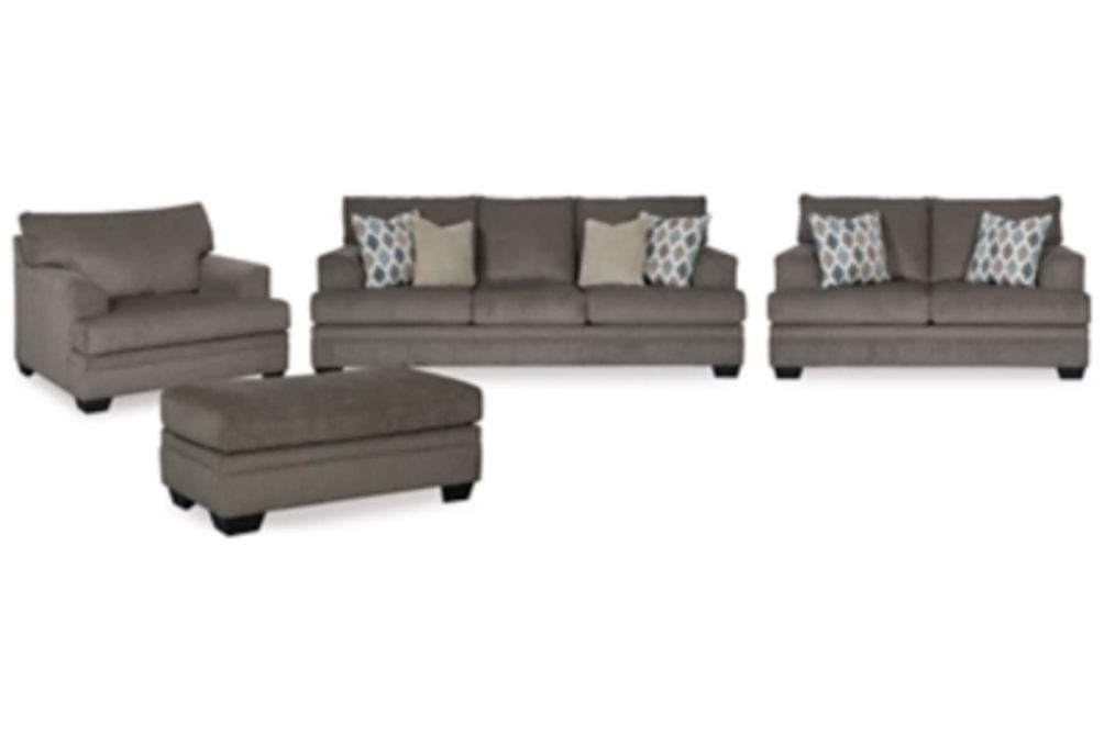 Signature Design by Ashley Dorsten Sofa, Loveseat, Oversized Chair and Ottoman