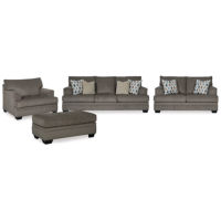 Signature Design by Ashley Dorsten Sofa, Loveseat, Oversized Chair and Ottoman