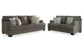 Signature Design by Ashley Dorsten Sofa and Loveseat-Slate