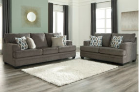 Signature Design by Ashley Dorsten Sofa Sleeper and Loveseat-Slate