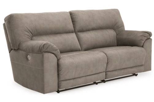 Benchcraft Cavalcade Power Reclining Sofa and Loveseat-Slate