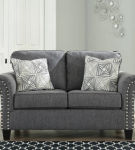 Benchcraft Agleno Sofa, Loveseat and Chair-Charcoal