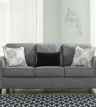 Benchcraft Agleno Sofa, Loveseat and Chair-Charcoal