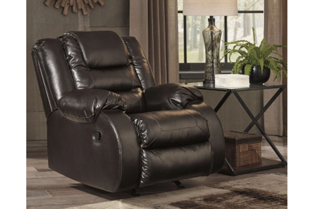 Signature Design by Ashley Vacherie Reclining Sofa, Power Loveseat and Recline