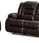 Signature Design by Ashley Vacherie Reclining Sofa and Recliner-Chocolate