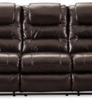 Signature Design by Ashley Vacherie Reclining Sofa and Loveseat-Chocolate