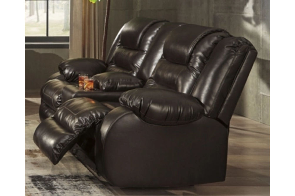 Signature Design by Ashley Vacherie Reclining Sofa, Power Loveseat and Recline