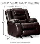 Signature Design by Ashley Vacherie Recliner-Chocolate