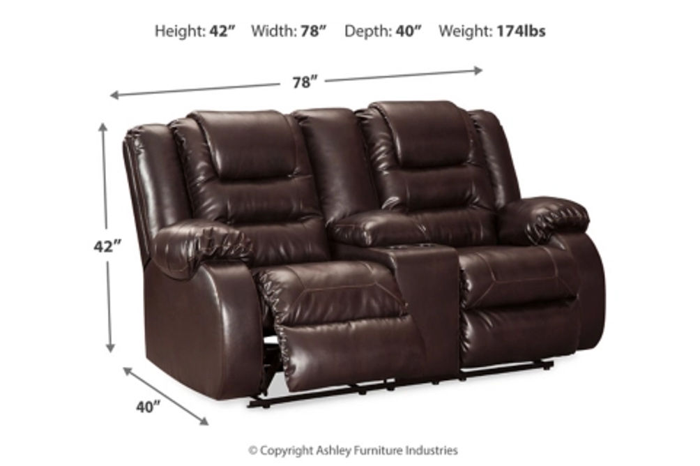 Signature Design by Ashley Vacherie Reclining Loveseat and Recliner