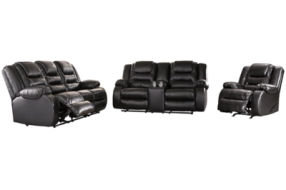 Signature Design by Ashley Vacherie Reclining Sofa, Loveseat and Recliner