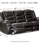 Signature Design by Ashley Vacherie Reclining Sofa, Loveseat and Recliner