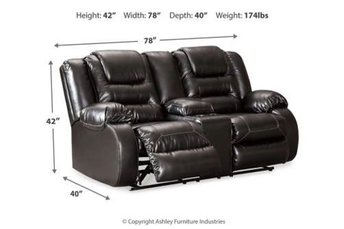 Signature Design by Ashley Vacherie Reclining Sofa, Loveseat and Recliner