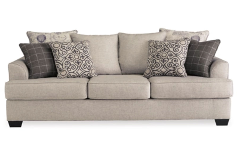 Signature Design by Ashley Velletri Sofa and Loveseat-Pewter