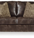 Signature Design by Ashley Nicorvo Loveseat, Chair, and Ottoman-Coffee