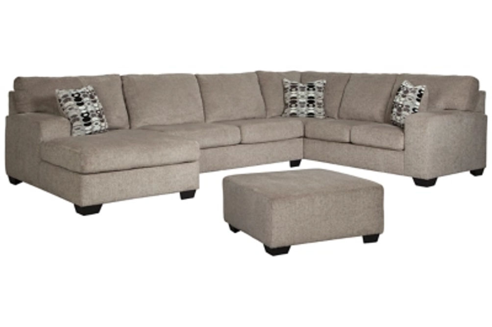 Signature Design by Ashley Ballinasloe 3-Piece Sectional with Ottoman