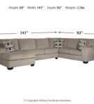 Signature Design by Ashley Ballinasloe 3-Piece Sectional with Chaise