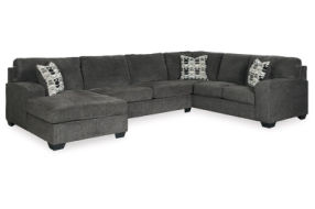 Signature Design by Ashley Ballinasloe 3-Piece Sectional with Chaise-Smoke