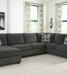 Signature Design by Ashley Ballinasloe 3-Piece Sectional with Chaise-Smoke