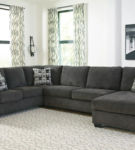 Signature Design by Ashley Ballinasloe 3-Piece Sectional and Ottoman-Smoke