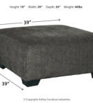 Signature Design by Ashley Ballinasloe 3-Piece Sectional and Ottoman-Smoke