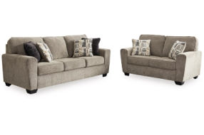 Benchcraft McCluer Sofa and Loveseat-Mocha