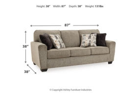 Benchcraft McCluer Sofa, Loveseat, Chair and Ottoman-Mocha