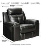 Signature Design by Ashley Kempten Recliner-Black