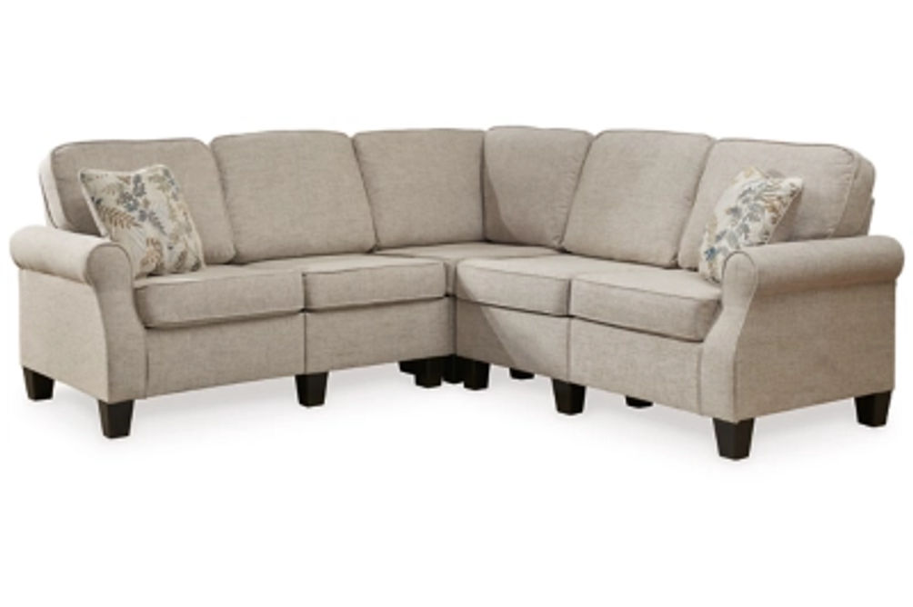 Signature Design by Ashley Alessio 4-Piece Sectional-Beige