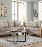 Signature Design by Ashley Alessio Sofa and Loveseat-Beige