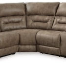 Signature Design by Ashley Ravenel 3-Piece Power Reclining Sectional-Fossil