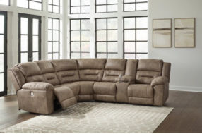 Signature Design by Ashley Ravenel 3-Piece Power Reclining Sectional-Fossil