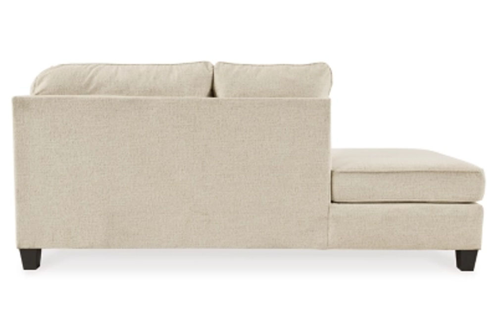 Signature Design by Ashley Abinger 2-Piece Sectional with Chaise-Natural