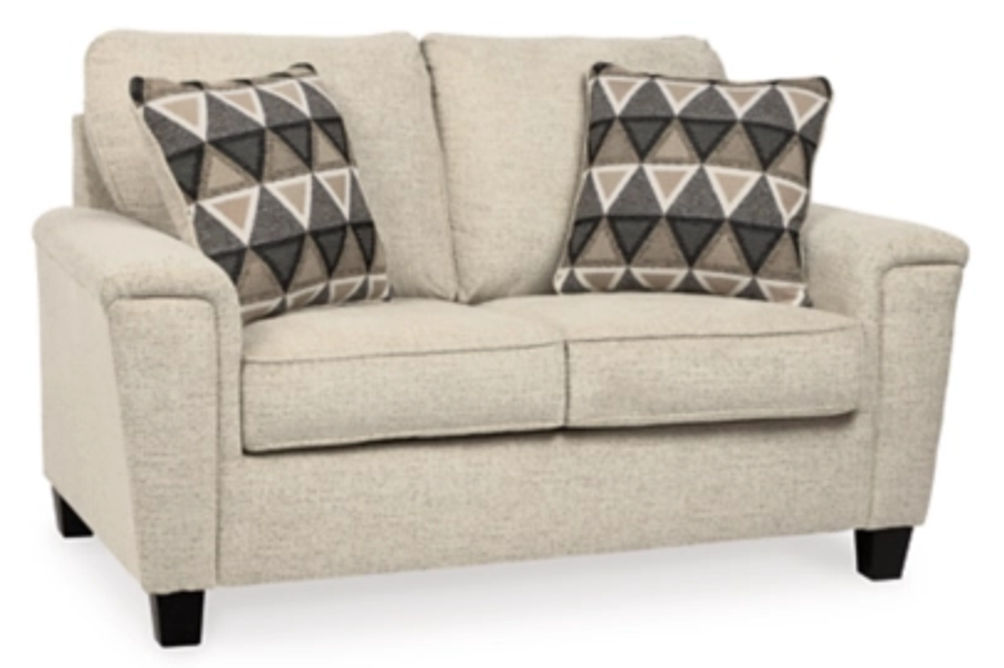 Signature Design by Ashley Abinger Sofa, Loveseat, Chair and Ottoman-Natural