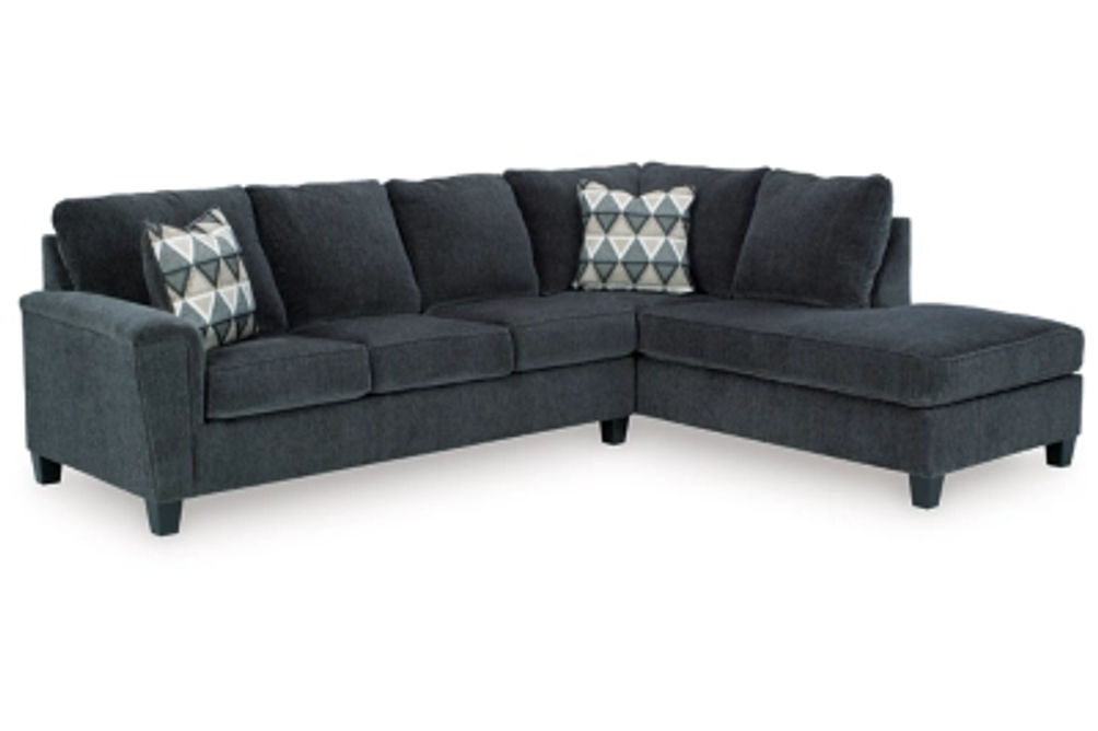 Signature Design by Ashley Abinger 2-Piece Sectional with Chaise-Smoke