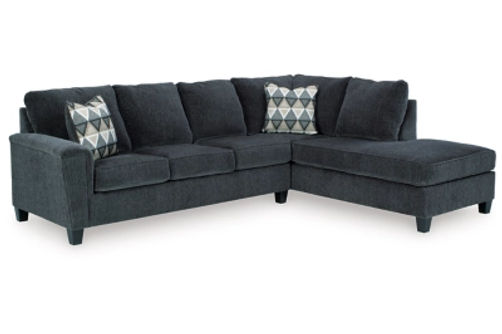 Signature Design by Ashley Abinger 2-Piece Sectional with Chaise-Smoke