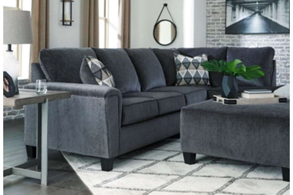 Signature Design by Ashley Abinger 2-Piece Sectional with Chaise-Smoke