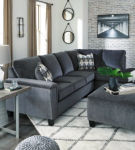 Signature Design by Ashley Abinger 2-Piece Sectional with Chaise-Smoke