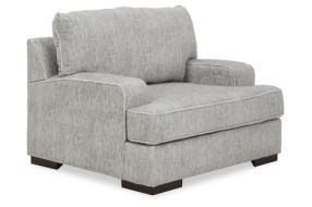 Benchcraft Mercado Oversized Chair-Pewter