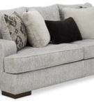Benchcraft Mercado Sofa and Chair-Pewter