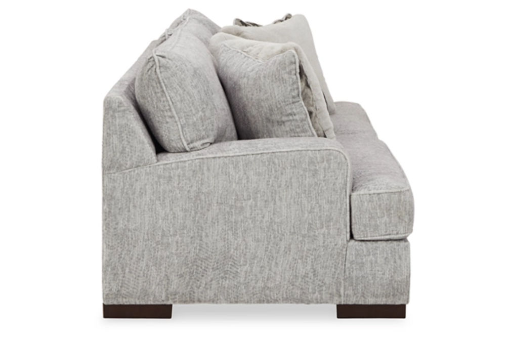 Benchcraft Mercado Sofa and Chair-Pewter