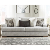 Benchcraft Mercado Sofa and Chair-Pewter