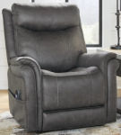 Signature Design by Ashley Lorreze Power Lift Recliner-Steel