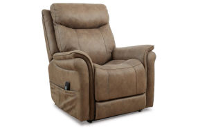 Signature Design by Ashley Lorreze Power Lift Recliner-Driftwood