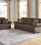 Benchcraft Miltonwood Sofa and Loveseat-Teak