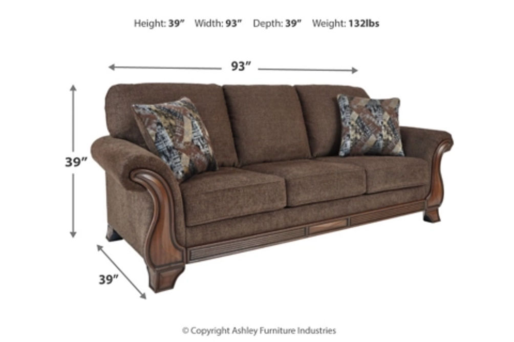 Benchcraft Miltonwood Sofa and Chair-Teak