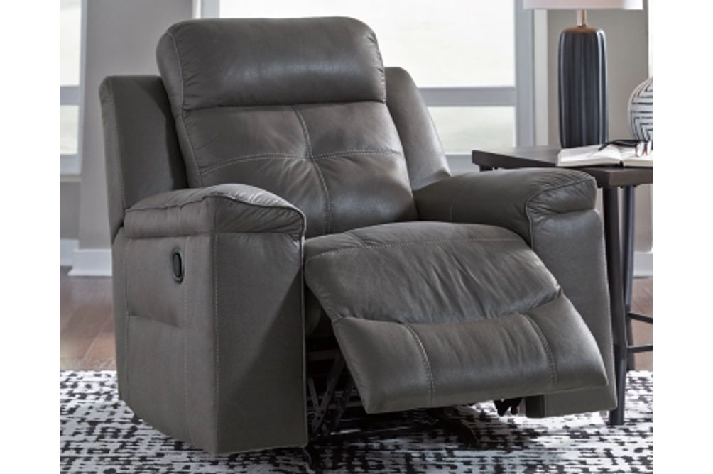 Signature Design by Ashley Jesolo Recliner-Dark Gray