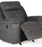 Signature Design by Ashley Jesolo Reclining Sofa and Recliner-Dark Gray