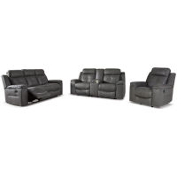 Signature Design by Ashley Jesolo Reclining Sofa, Loveseat and Recliner